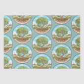 Papier Mousseline Pouf rond (Recto)