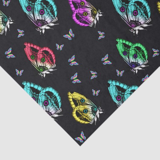 Papier Mousseline Pouf rond (Détail)