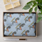 Papier Mousseline Poule bleue du Delaware (Cadeau)