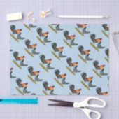 Papier Mousseline Poule bleue du Delaware (Artisanat)