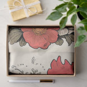 Papier Mousseline Poulet en fleurs 5 Papier décolpage (Cadeau)