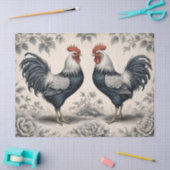 Papier Mousseline Poulet Floral (Artisanat)