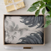 Papier Mousseline Poulet Floral (Cadeau)