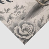 Papier Mousseline Poulet Floral (Détail)
