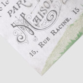 Papier Mousseline Poulet Noir Hen Français Ville Nom Paris Découpage (Détail)