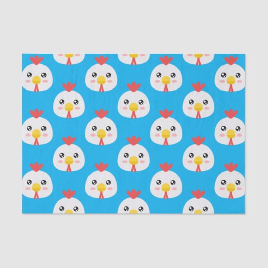 Papier Mousseline Poulets (Recto)