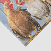 Papier Mousseline Poulets et poules (Détail)