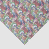 Papier Mousseline Poulets et vins (Détail)