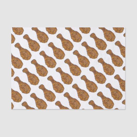 Papier Mousseline Poulets frits à la jambe de poulet à tambour Soulf (Recto)