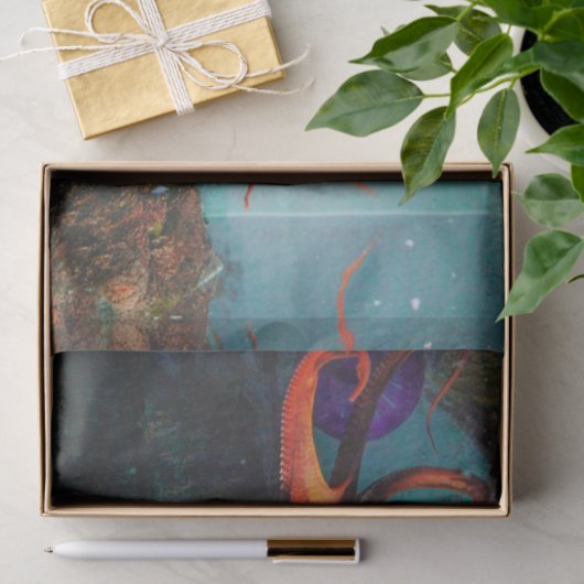 Papier Mousseline poulpe (Cadeau)