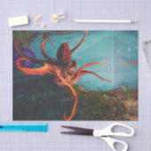 Papier Mousseline poulpe (Artisanat)