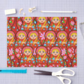Papier Mousseline Poupée russe d'emboîtement - Matryoshka (Artisanat)