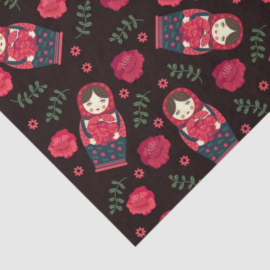 Papier Mousseline Poupées d'imbrication (Détail)