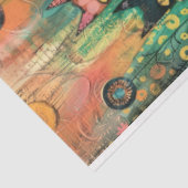 Papier Mousseline Pour Artist Cat Them Junk Journal Arrière - plan 3 (Détail)