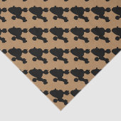 Papier Mousseline Pour l'amour des chiens de caniche (Détail)