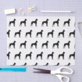 Papier Mousseline Pour l'amour des grands chiens de Danse Silhouette (Artisanat)