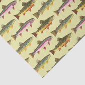 Papier Mousseline Pour le bourdon de truites (Détail)