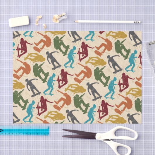 Papier Mousseline Pour Skateboarders Skateboard Graphics Collage (Artisanat)