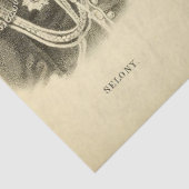 Papier Mousseline Pourcentage vintage Prince Ephemera Découpage (Détail)