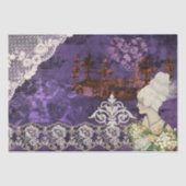 Papier Mousseline Pourpre Royal (Recto)