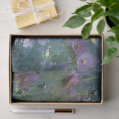 Papier Mousseline Pré des Fleurs sauvages pourpres en fleur (Cadeau)