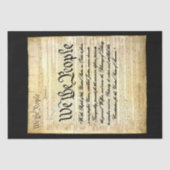 Papier Mousseline Préambule des États-Unis (Recto)