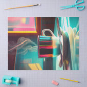 Papier Mousseline Premier Café Cuppa, Papier Tissu Lumineux (Artisanat)