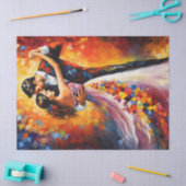 Papier Mousseline Première Danse Couple Découpage (Artisanat)