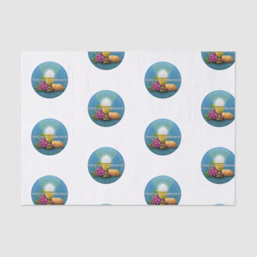 Papier Mousseline Première Grande Holy Communion (Recto)