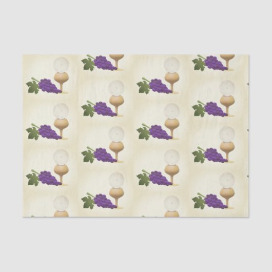 Papier Mousseline Première sainte communion (Recto)