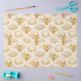 Papier Mousseline Première Sainte Communion modèle #14