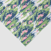 Papier Mousseline Preppy Palm Beach Golf (Détail)