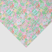 Papier Mousseline Preppy Palm Beach Imprimer Pastel Charleston (Détail)