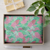 Papier Mousseline Preppy Palm Beach Motif de fleurs tropicales (Cadeau)