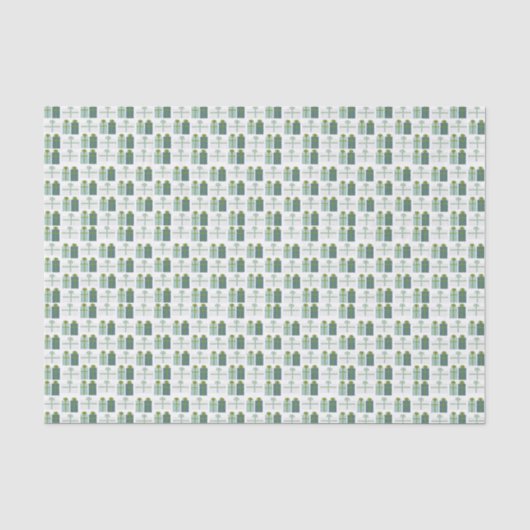 Papier Mousseline Présente le Motif (Recto)