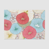 Papier Mousseline Pretty Abract Colorful Busy Floral Pattern (Recto)