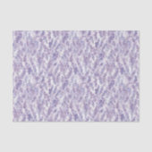 Papier Mousseline Pretty Lavender Flowers Birthday (Recto)