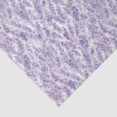 Papier Mousseline Pretty Lavender Flowers Birthday (Détail)