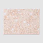 Papier Mousseline Pretty Peach Faux Glitter Bridal Shower (Recto)