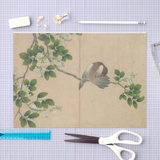 Papier Mousseline Prévenir l'oiseau par Zhang Ruoai (Artisanat)