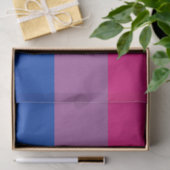 Papier Mousseline Pride bisexuelle (Bi Drapeau) (Cadeau)