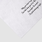 Papier Mousseline Prière chrétienne Decoupage (Détail)