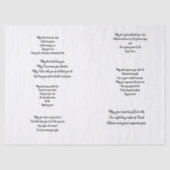 Papier Mousseline Prière chrétienne Decoupage (Recto)