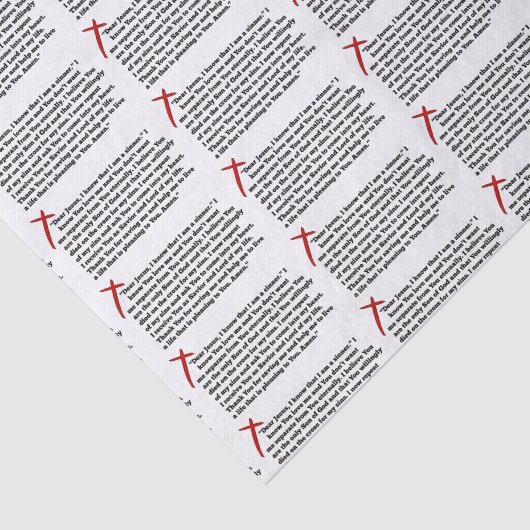 Papier Mousseline Prière des pécheurs  (Détail)