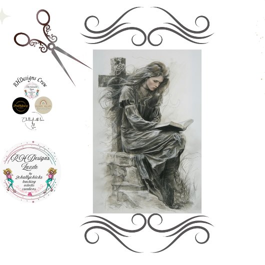 Papier Mousseline Prière en temps de peine Découpage