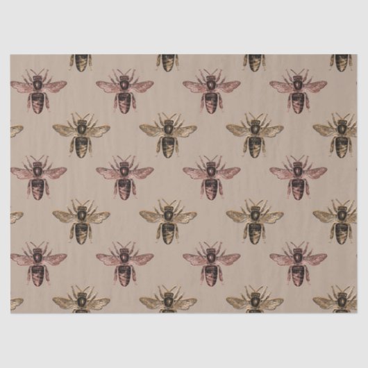 Papier Mousseline Princess Bee Series Design 14 (Recto)