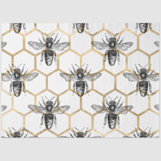 Papier Mousseline Princess Bee Series Design 40 (Recto)