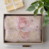 Papier Mousseline Princess Bee Series Design 7 Tissu Paper (Cadeau)