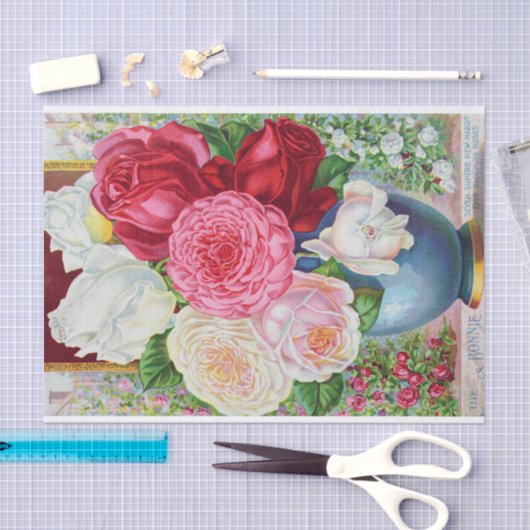 Papier Mousseline Princess Bonnie et Hardy Roses (Artisanat)