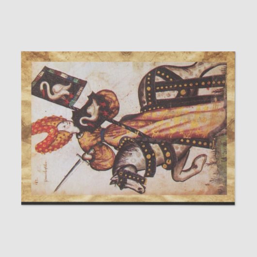 Papier Mousseline PRINCESS PENTHESILEA COMME CHEVALIER MÉDIÉVAL Hera (Recto)